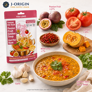 Base para Sopa Dorada de Maracuyá Estilo Dai de Yunnan, Tomate y Calabaza, 200g, Personalizable, 10 Meses de Caducidad, para Restaurantes, OEM - Product Image 3