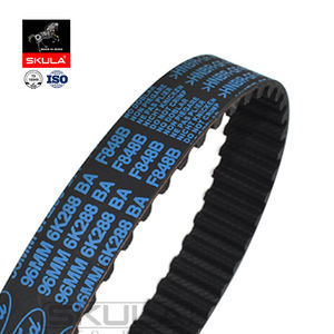 <span class=keywords><strong>Courroie</strong></span> <span class=keywords><strong>de</strong></span> <span class=keywords><strong>distribution</strong></span> (117x22mm) pour <span class=keywords><strong>FORD</strong></span> Focus 1.6 2012- <span class=keywords><strong>Fiesta</strong></span> 1.6 2004- Ecosport 1.5 <span class=keywords><strong>2013</strong></span> 96MM6K288BA 1004299 C20112201 96MM6K288A2A - Product Image 1