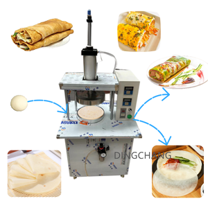 La machine de presse à pain plat extrêmement populaire chauffe les cuissons rapides transforme rapidement la pâte molle <span class=keywords><strong>en</strong></span> gâteaux minces ForChapati Pita MobileFoodTruck - Product Image 6