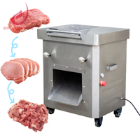 JUYOU Trancheuse à viande fraîche commerciale en acier inoxydable pour boeuf, poisson, porc, coupe-viande