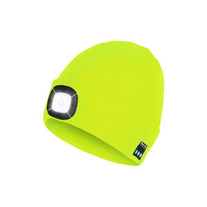 FF2142 Casque sans fil en tricot Chapeaux d'hiver <span class=keywords><strong>Lampe</strong></span> frontale Bonnet musical éclairé Chapeau Camo LED <span class=keywords><strong>Lampe</strong></span> de poche Bonnet avec lumière - Product Image 6