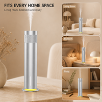 Diffuseur d'huiles essentielles électrique portable en métal avec télécommande rechargeable pour hôtels et usage domestique (vente en gros)