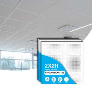 Plaque <span class=keywords><strong>de</strong></span> plafond en plâtre PVC 600x600mm, panneaux acoustiques <span class=keywords><strong>de</strong></span> qualité supérieure pour les églises, panneaux absorbants du son, idéal pour l'audio clair <span class=keywords><strong>de</strong></span> la prière - Product Image 1