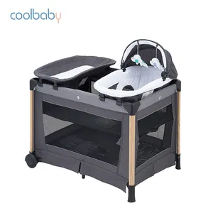 Reliable high quality kids foldable baby bassinet with dream center