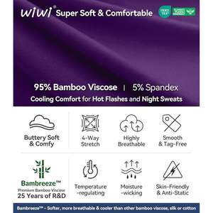 Conjunto de Pijama de Manga Larga Personalizado para Mujer, Ropa de Dormir Refrescante de Viscosa de Bambú, Tallas S-XXL - Product Image 5