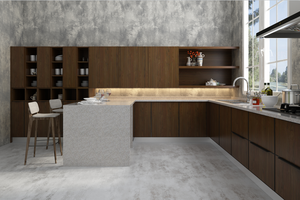 ตู้ครัวไม้อัดทันสมัยแบบเรียบง่าย ขนาดสั่งทำได้ ออกแบบฟรี กันน้ำ เป็นมิตรกับสิ่งแวดล้อม ใช้งานได้หลากหลาย - Product Image 2