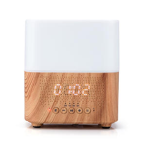 Nouveau diffuseur d'arômes de bureau 300 ml, humidificateur ultrasonique avec Bluetooth, design imitation bois, pour usage domestique - Product Image 3