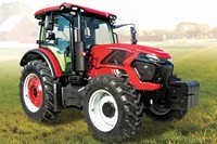 Tracteur agricole 160 CV - Pompe variable en option 200 L/min, 3-4 blocs de soupapes arrière, cabine climatisée, Euro V