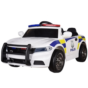 Coche de juguete eléctrico a control remoto para niños, juguete de coche de policía de 12V - Product Image 5