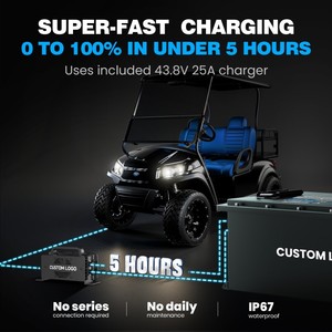 <span class=keywords><strong>Batterie</strong></span> Lithium <span class=keywords><strong>à</strong></span> Décharge Profonde pour Chariot <span class=keywords><strong>de</strong></span> Golf 36V 105Ah 48V 72V – Remplacement Plug-and-Play UN38.3 CE – Kit <span class=keywords><strong>de</strong></span> Mise <span class=keywords><strong>à</strong></span> Niveau <span class=keywords><strong>Batterie</strong></span> LiFePO4 Haute Qualité - Product Image 5