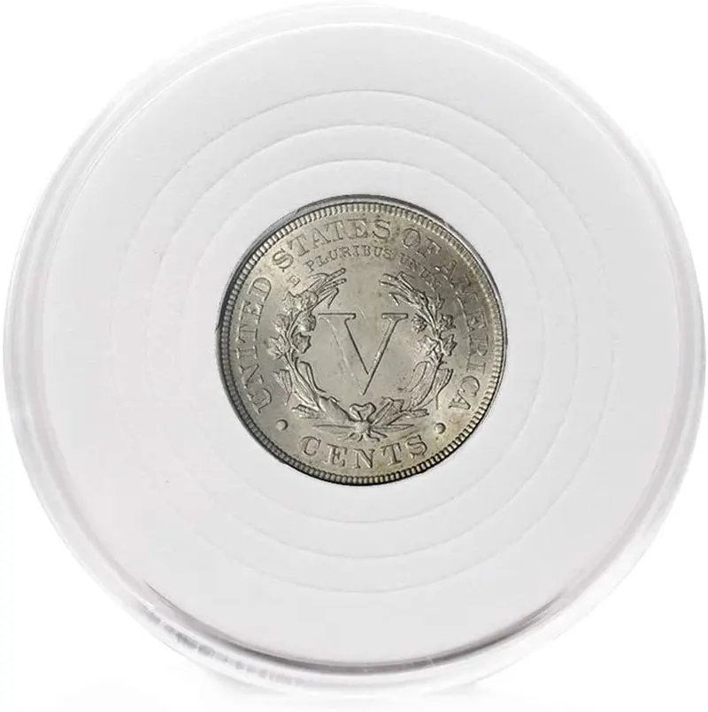 Protectores de monedas gruesos de plástico duradero, cápsulas de monedas herméticas con juntas de espuma internas, de alta transparencia, 46 mm