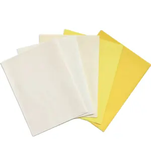 17gsm kertas berwarna kuning pesanan khusus pabrik murah hadiah kualitas tinggi pakaian sepatu pembungkus kertas tisu berwarna