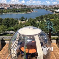 Dôme transparent, tente bulle géodésique, maison bulle en polycarbonate, camping, taille personnalisée, fabrication préfabriquée en usine