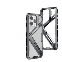 Coque de téléphone antichoc de luxe en aluminium M05 pour iPhone 14 15 Pro Max – Étui professionnel pour le dropshipping