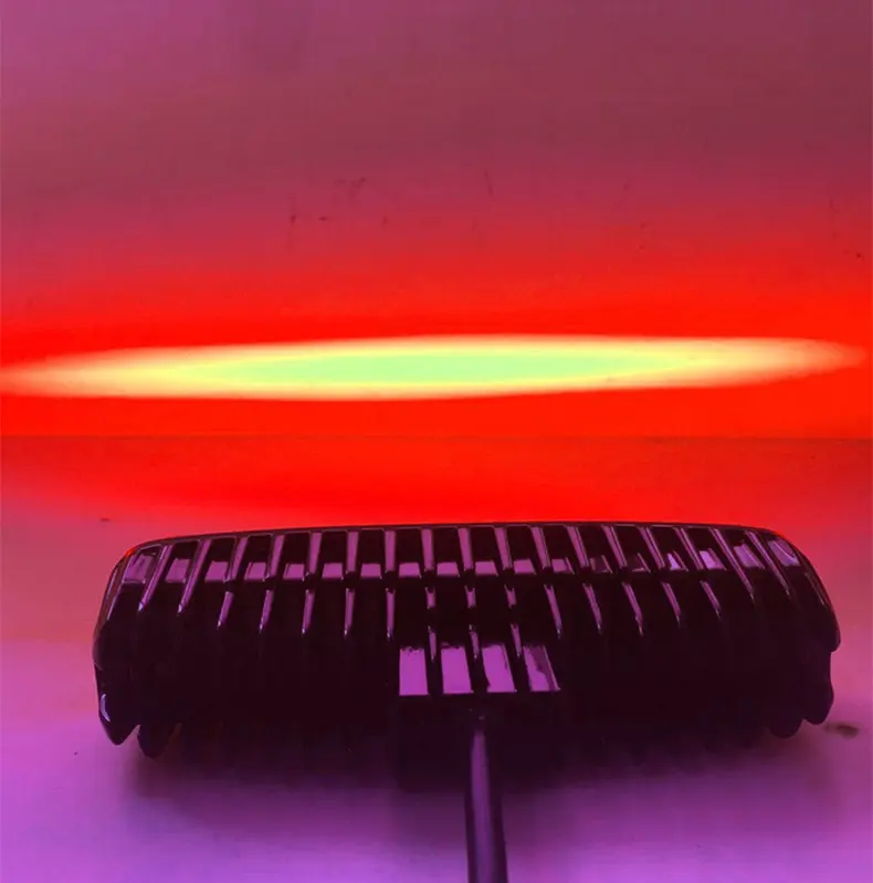 إمداد المشاية باستخدام شوكة الرفع باللون الأسود إضاءة منطقة LED مع ضوء أحمر