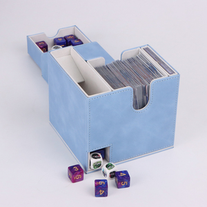 Board Game 100 + chơi thẻ boong hộp da TCG Poke-Mon Thẻ lưu trữ boong hộp - Product Image 3