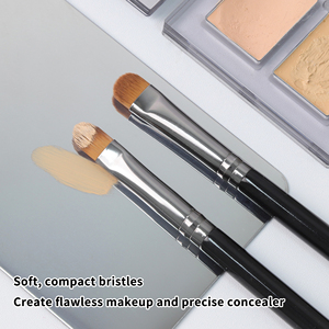 EMF chuyên nghiệp Kem che khuyết điểm trang điểm bàn chải kem che khuyết điểm và Bút kẻ mắt chi tiết bàn chải gỗ đen xử lý tổng hợp tóc mắt ứng dụng - Product Image 3