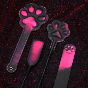 Sp Tool Látigo de entrenamiento y castigo para juegos sexuales, con cambio de temperatura, diseño de garra de gato tridimensional, tipo regla, generación Sm - Product Image 4