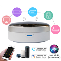 Control Remoto Universal Inteligente Tuya WiFi + Infrarrojos, Control por Voz para TV, Aire Acondicionado, Ventilador, Temporizador, Compatible con Alexa y Google Home