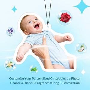 น้ำหอมปรับอากาศแบบกำหนดเองพร้อมรูปภาพ น้ำหอมปรับอากาศสำหรับรถยนต์ ตู้เสื้อผ้า ห้องน้ำ ของตกแต่งแบบแขวน - Product Image 6