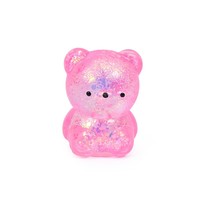 Ours en Maltose à Rebond Lent, Jouet Squishy Transparent à Paillettes Dorées, Jouet Éducatif Anti-Stress, Vente Chaude