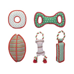 Noel noel baba kaliteli sıcak satış özelleştirilmiş çiğnemek sevimli köpek oyuncak yeni gelenler - Product Image 6