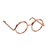 Mini-lunettes pour poupées, accessoires de déguisement DIY pour poupées, ressorts métalliques
