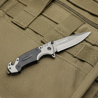 Couteau pliant 440C en gros avec manche en bois, prix d'usine pour la randonnée en plein air, le camping, l'usage domestique, couteau de poche EDC, support OEM