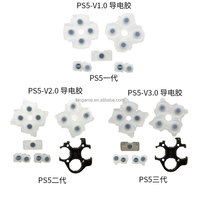 Kit de boutons conducteurs en caoutchouc de silicone pour PS5 V1.0 V2.0 V3.0 pour manette PS5 Accessoires de jeu
