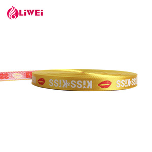 Liwei trama jacquard cinta de correas de nylon de teléfono celular con cremallera Carta + patrón beso y beso - Product Image 2