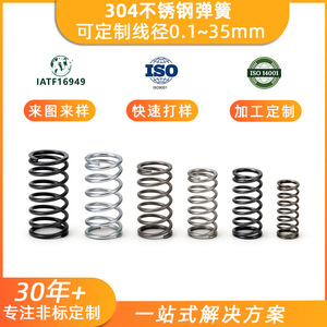 Ressort de compression sur mesure en acier inoxydable 304, taille non standard pour machines, électronique automobile HS905 - Product Image 5