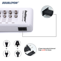 Nouveau chargeur rapide intelligent à 12 emplacements USB DC universel AA AAA NiMH NICD 1.2V chargeur de batterie