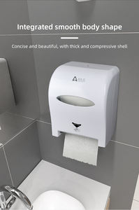 Aolq מסחרי עמיד למים קיר רכוב שירותים מלון ג 'מבו לגלגל חשמלי מגע אוטומטי חיתוך נייר מגבת נייר - Product Image 4