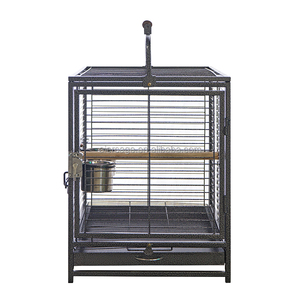 En iyi fiyat ferforje akrilik büyük kuş kafesi katlanır kuş yetiştiriciliği asılı düğün için akrilik ispinozları içeren standı - Product Image 3