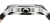 Montres automatiques étanches en acier avec mouvement japonais, affichage 24 heures et calendrier, conçues et fabriquées en usine pour la marque privée des clients