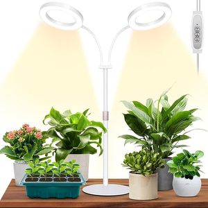 Aluminum <b>Table</b> Grow Light Full Spectrum 3/9/12H Timer Features Growth Light <b>Small</b> Indoor Plant Light for Lettuce Basil Peppers - Product Image 3