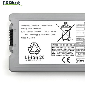 Batería de Alta Capacidad Recargable de 94Wh 9300mAh CF-C2 CF-VZSU80U CF-VZSU82U CF-VZSU83U para Portátil <span class=keywords><strong>Panasonic</strong></span> Toughbook CF-C2 - Product Image 4