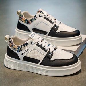Chaussures décontractées sportives pour hommes, toile noire, semelle extérieure antidérapante en TPU, baskets élégantes pour le printemps et l'hiver - Product Image 4