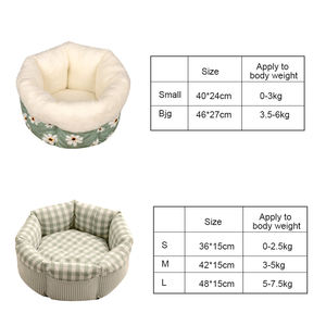 Großhandel Luxus Haustier Bett Hochwertige Komfortable Super Soft Hunde kissen Runde Wasch bare Plüsch Donut Hundehütte - Product Image 6