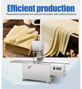 Máquina de prensado de masa, producto de grano de alta eficiencia, cuadrada, Wonton Momo, máquina de envoltura de dumplings redondos - Product Image 5