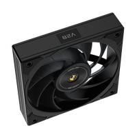 COOLLEO V28-B12 Vente flash Ventilateur de refroidissement d'eau pour processeur 120 mm 4 broches Ventilateur d'ordinateur avec contrôleur LED Ensemble de télécommande pour jeux 5V