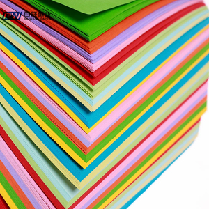 Carta Origami Colorata per Bambini Bw, 500 Fogli Formato <span class=keywords><strong>A4</strong></span> per Grattuglie di Carta dell'Asilo, Carta da Stampa e Copia 80g - Product Image 5