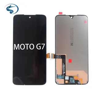 Reemplazo de pantalla LCD para Motorola G7 G7 Plus Tela Display Frontal para Moto G7 Original Nacional Placa De Moldura Lcd Para