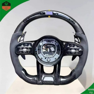 Volant en fibre de carbone LED pour Mercedes-Benz AMG W205 W204 W203 W213 W211 Classes A B C G – Mise à niveau et modernisation (ancien vers nouveau) - Product Image 2