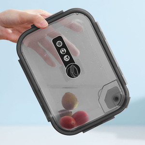 塑料不含 BPA 微波炉安全食品储存容器套装带卡扣锁扣密封冰箱收纳盒适合婴儿厨房使用 0.4L-1.4L - Product Image 2