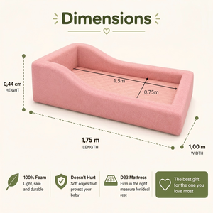 2026 New Design Best Wood-free Montessori Toddler Beds <b>Sofa</b> with Customized Mattress All Foam Kids Floor <b>Play</b> Bed for Bedroom - Product Image 2