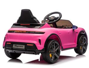 Voiture électrique pour enfants <span class=keywords><strong>Porsche</strong></span> <span class=keywords><strong>Taycan</strong></span> Turbo S sous licence, 12V, avec télécommande <span class=keywords><strong>2</strong></span>.4G, <span class=keywords><strong>roues</strong></span> en EVA, pour enfants de 3 à 8 ans - Product Image 4