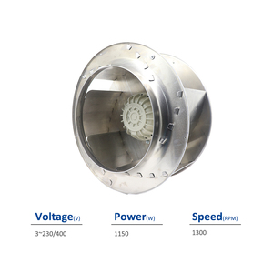 Ventilateur de centre de données Ziehl-abegg RH50M-4DK.6F.1R 111431, système de purification d'air industriel, ventilateur centrifuge à grand débit d'air - Product Image 2