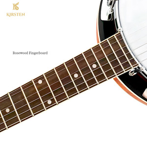 Banjo à 5 cordes et 6 cordes à dos fermé de taille standard, personnalisé OEM, avec tête de tambour de résonateur - Product Image 5