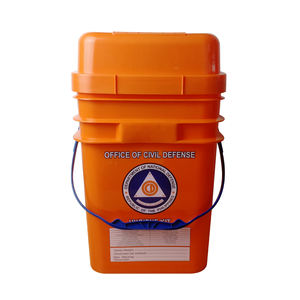 Wholesale 20L square Plastic Pail Food Grade Plastic <strong>Bucket</strong> With Lid Can Printing logo <strong>Donation</strong> <strong>Bucket</strong> - Product Image 2
